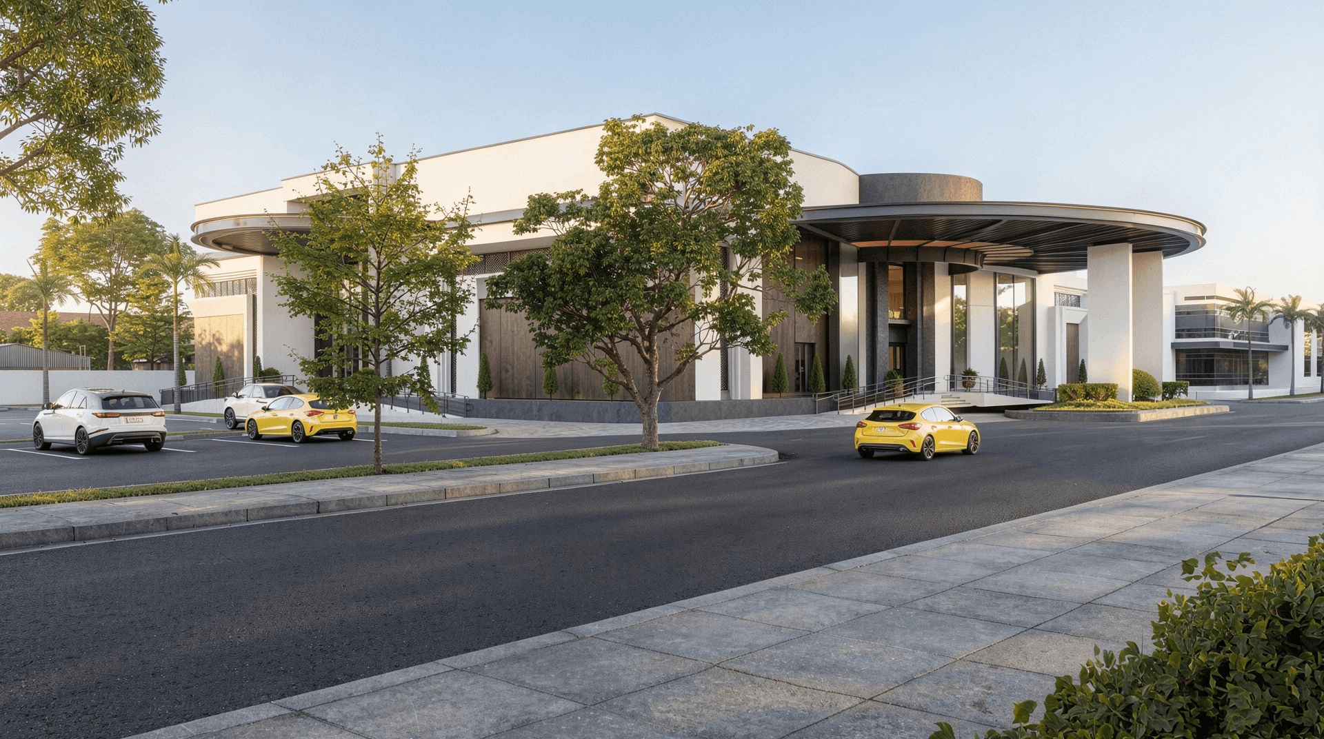 Royal Prince Group venue exterior render